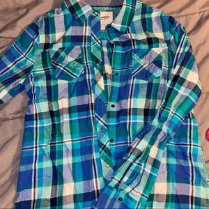 Blue flannel